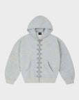 GREY VERTEBRA ZIP