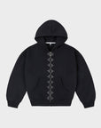 BLACK VERTEBRA ZIP