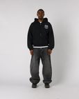 BLACK 6STARS ZIP