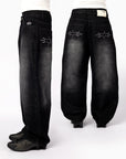 BLACK WASHED DENIM