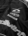 BLACK RALLY TRACKSUIT JACKET