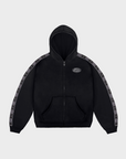 BLACK STRIPE ZIP