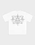 WHITE BLASON T-SHIRT