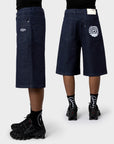 BLUE PINSTRIPES JORT
