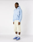 LIGHT BLUE OVERLOGO ZIP