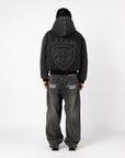 BLACK COAT-OF-ARMS JACKET