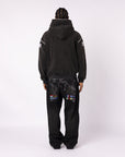 BLACK RALLY CREW ZIP