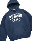 BLUE DROPOUT HOODIE