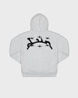MOTTLED GREY ZIP