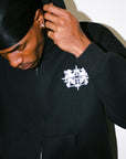 BLACK BLASON ZIP