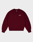 RED 6SNOW CROSS KNIT