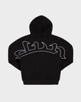 BLACK STRAIGHT ZIP