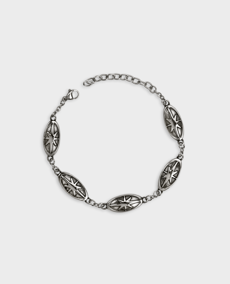 BLACK GLOBE BRACELET