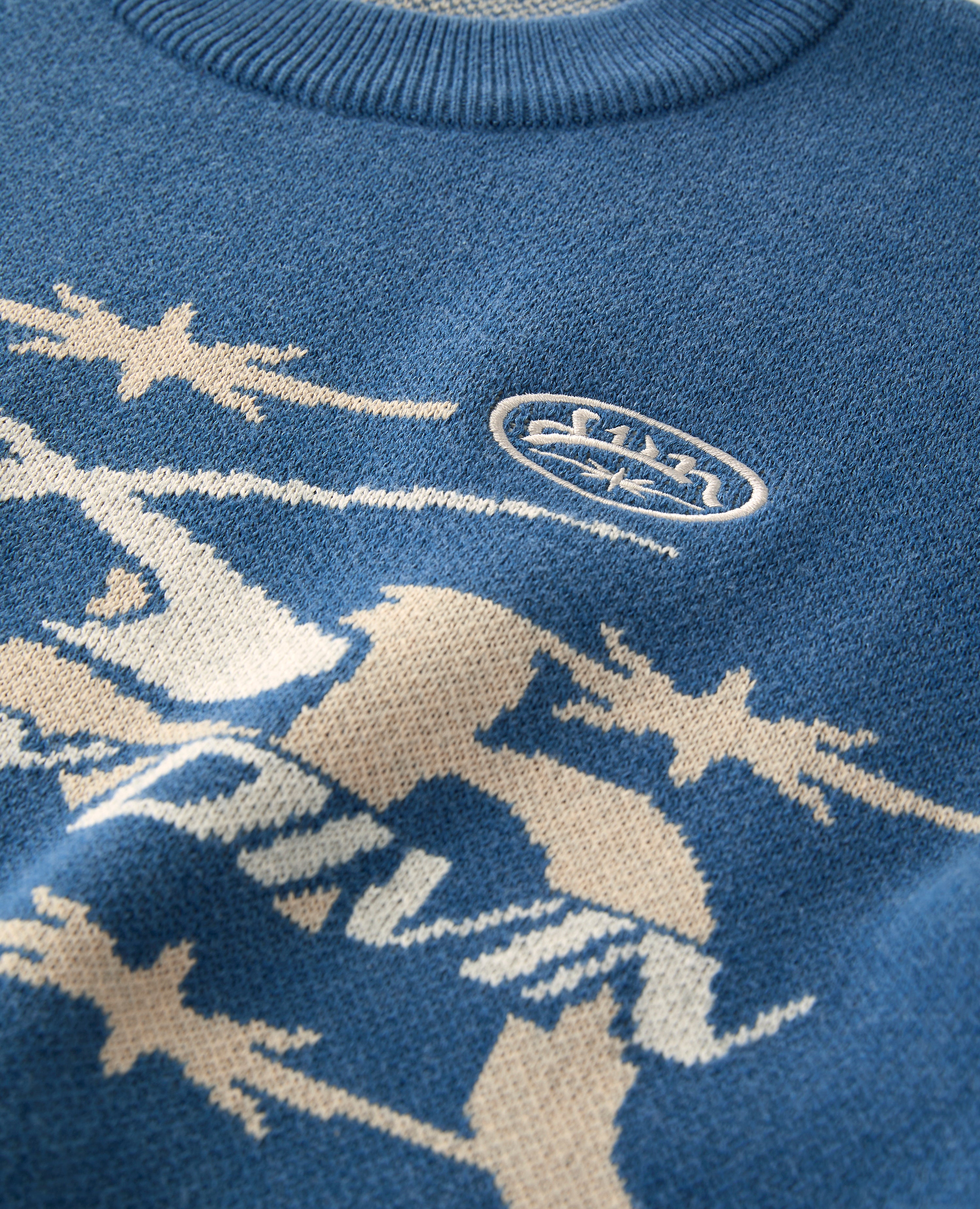 BLUE RALLY KNIT
