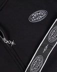 BLACK STRIPE ZIP