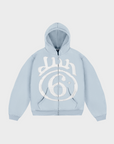 BLUE 6STARS PATCH ZIP