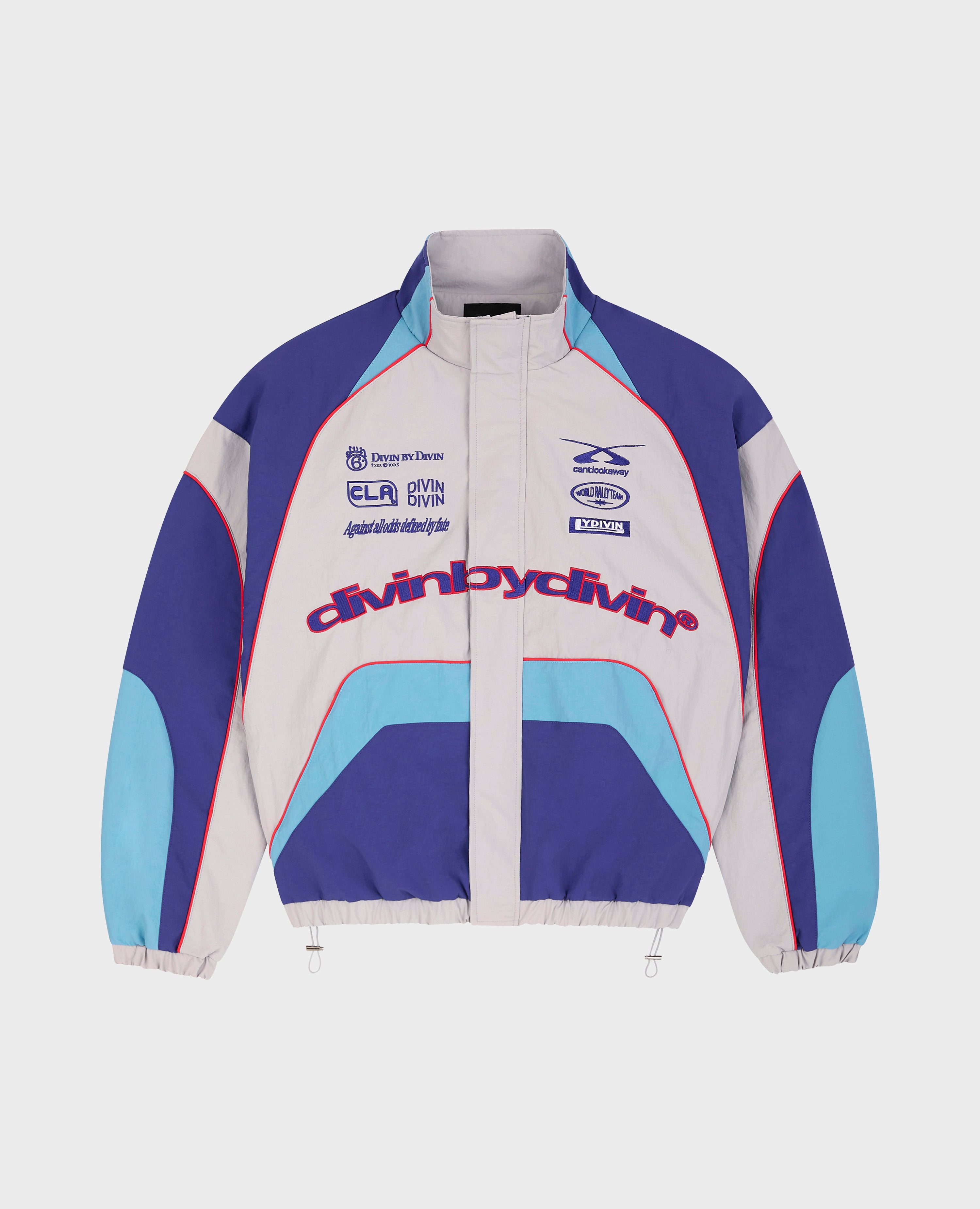 WHITE RALLY TRACKSUIT JACKET