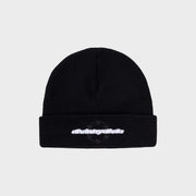 BLACK SNOW BEANIE