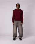 RED 6SNOW CROSS KNIT