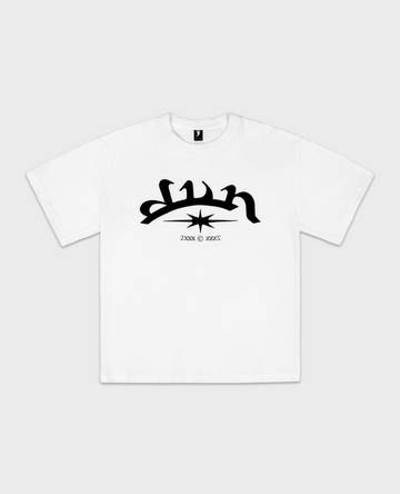 WHITE WAFFLE T-SHIRT