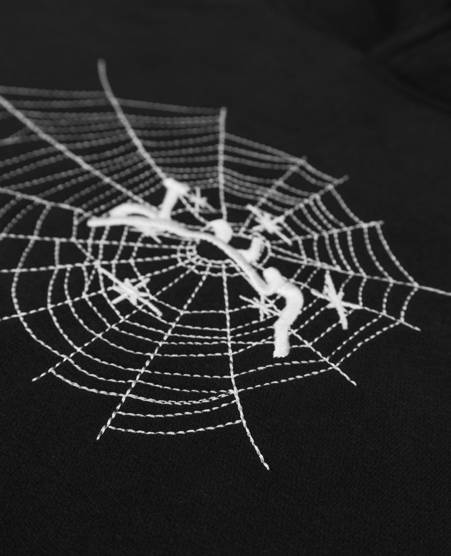 BLACK SPIDER HOODIE