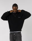 BLACK STRIPE KNIT