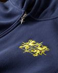 BLUE BLASON ZIP