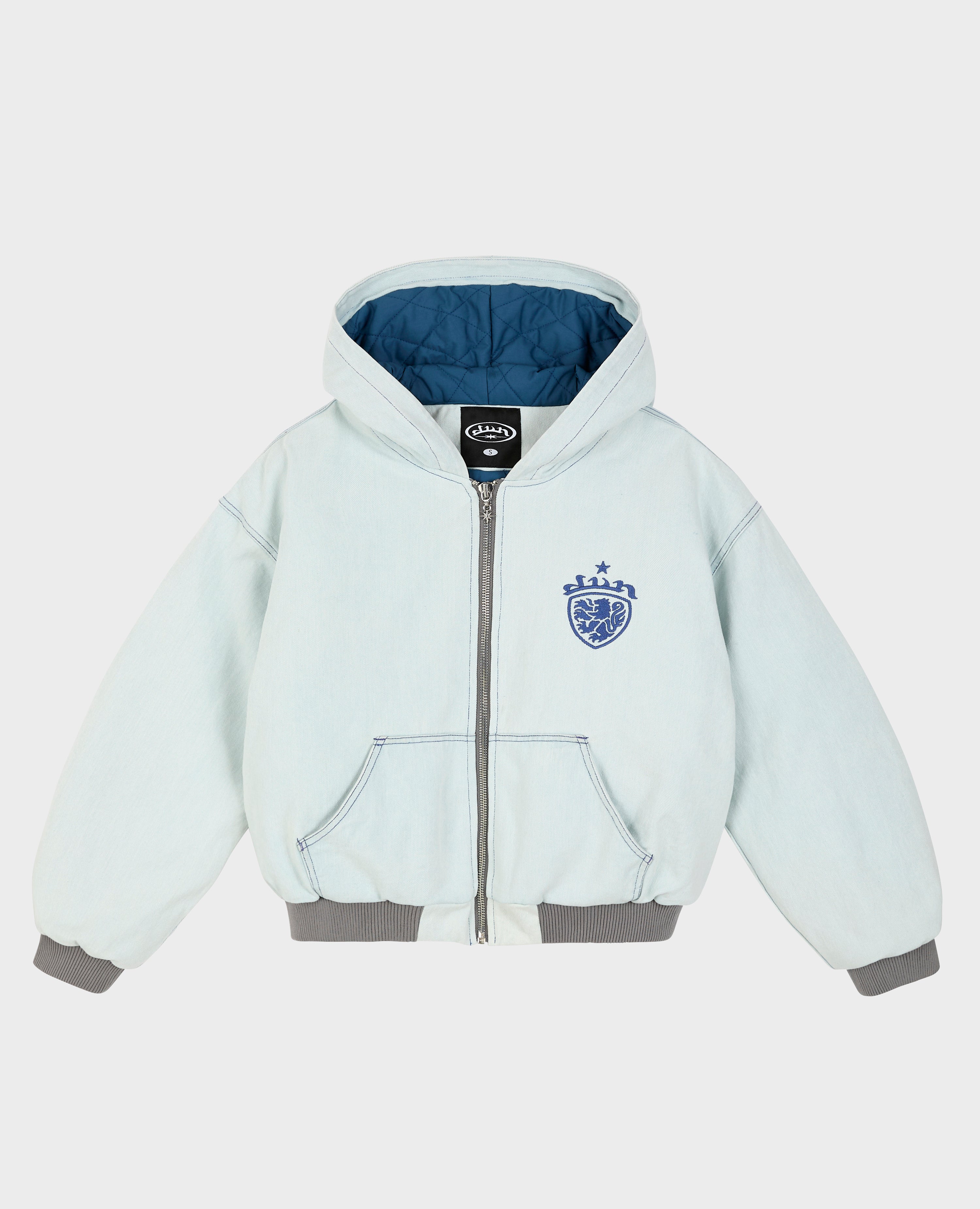 WHITE COAT-OF-ARMS JACKET