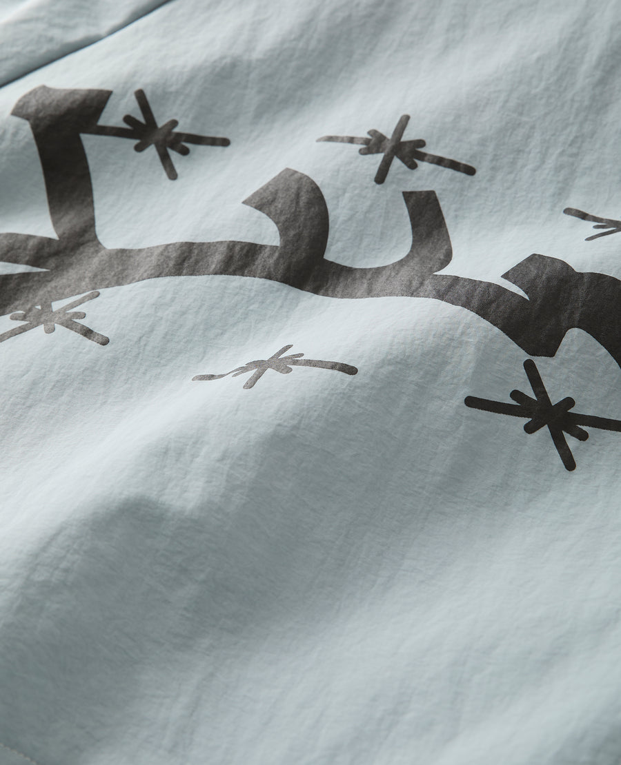 BLUE WINDBREAKER JACKET