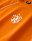 ORANGE COAT-OF-ARMS TECH T-SHIRT