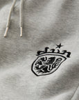 GREY COA EMBROIDERY JOGGERS