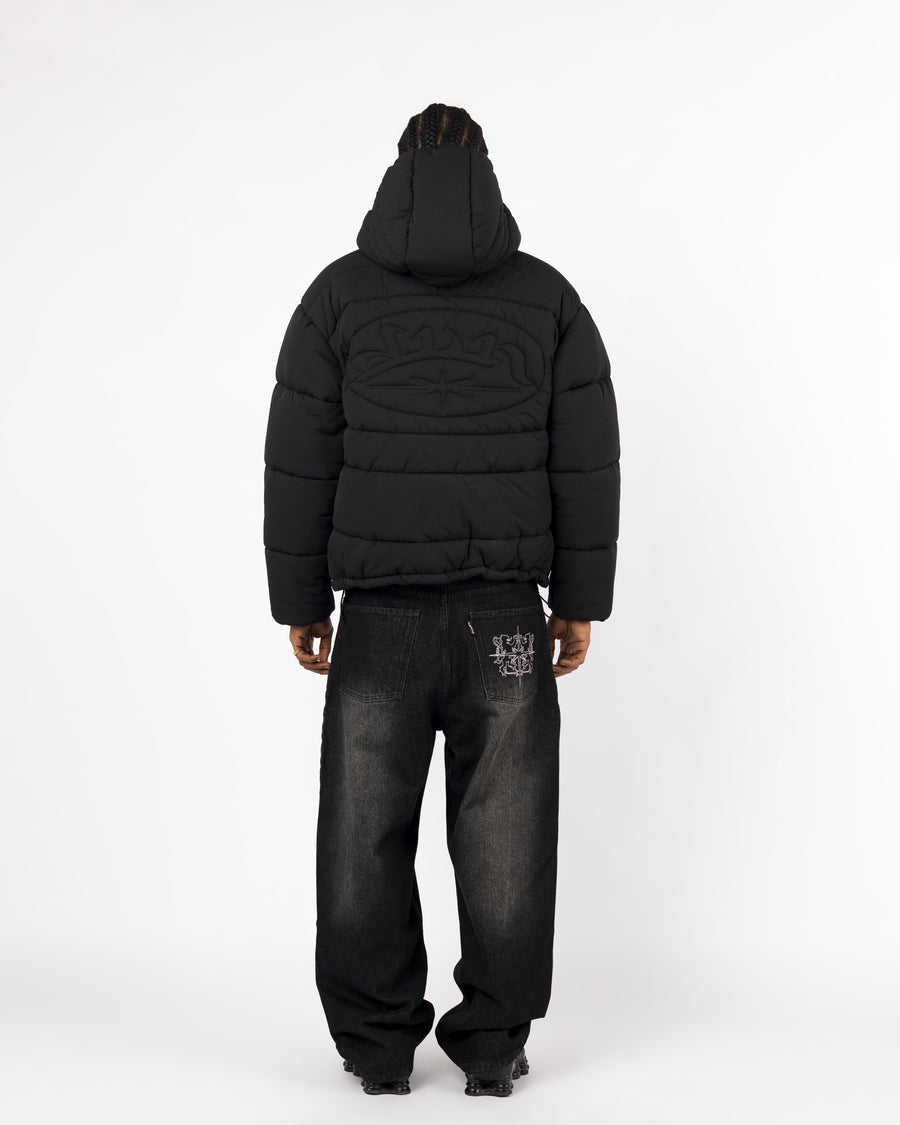 BLACK PUFFER JACKET