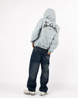 BLUE WINDBREAKER JACKET