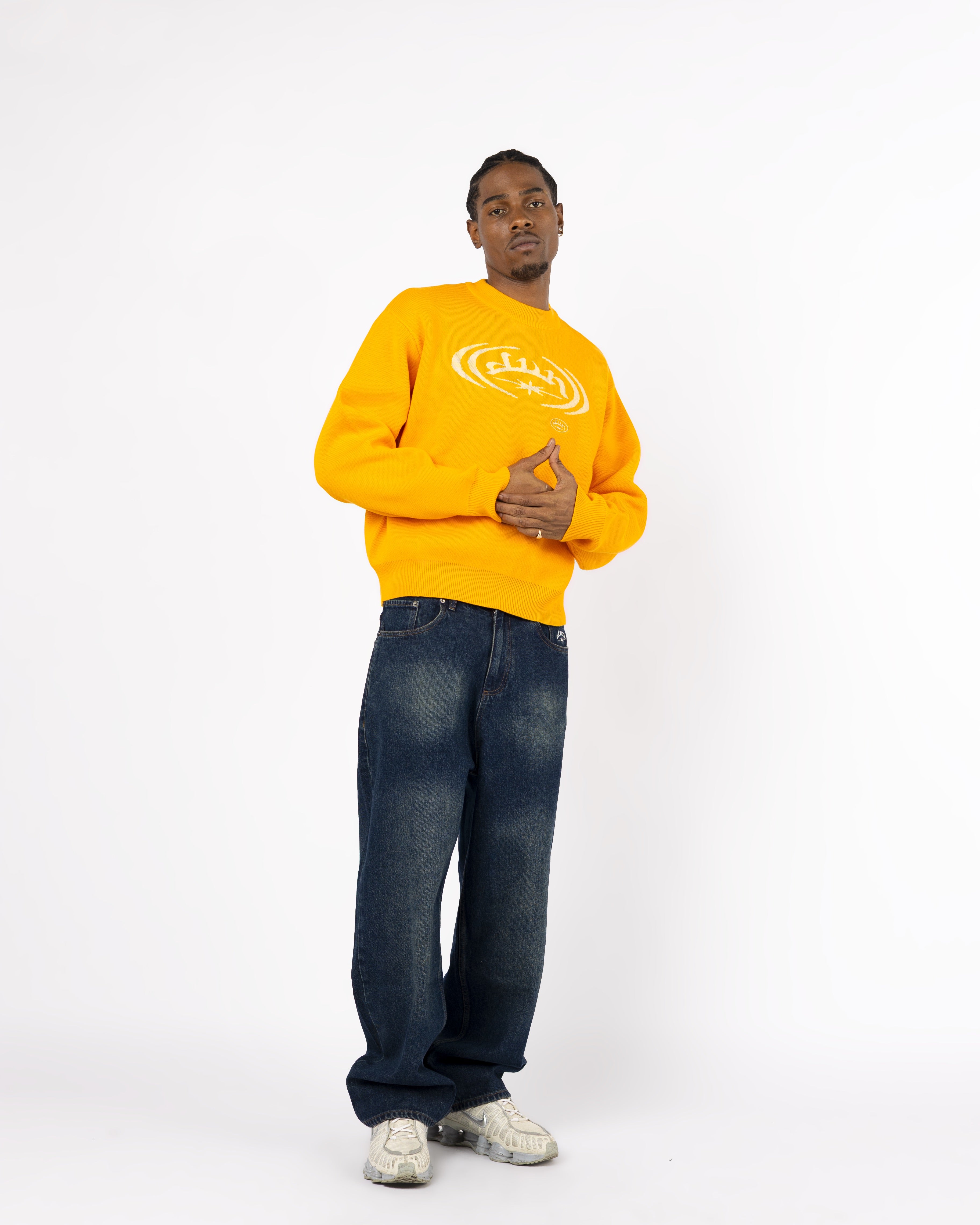 ORANGE TRAP KNIT