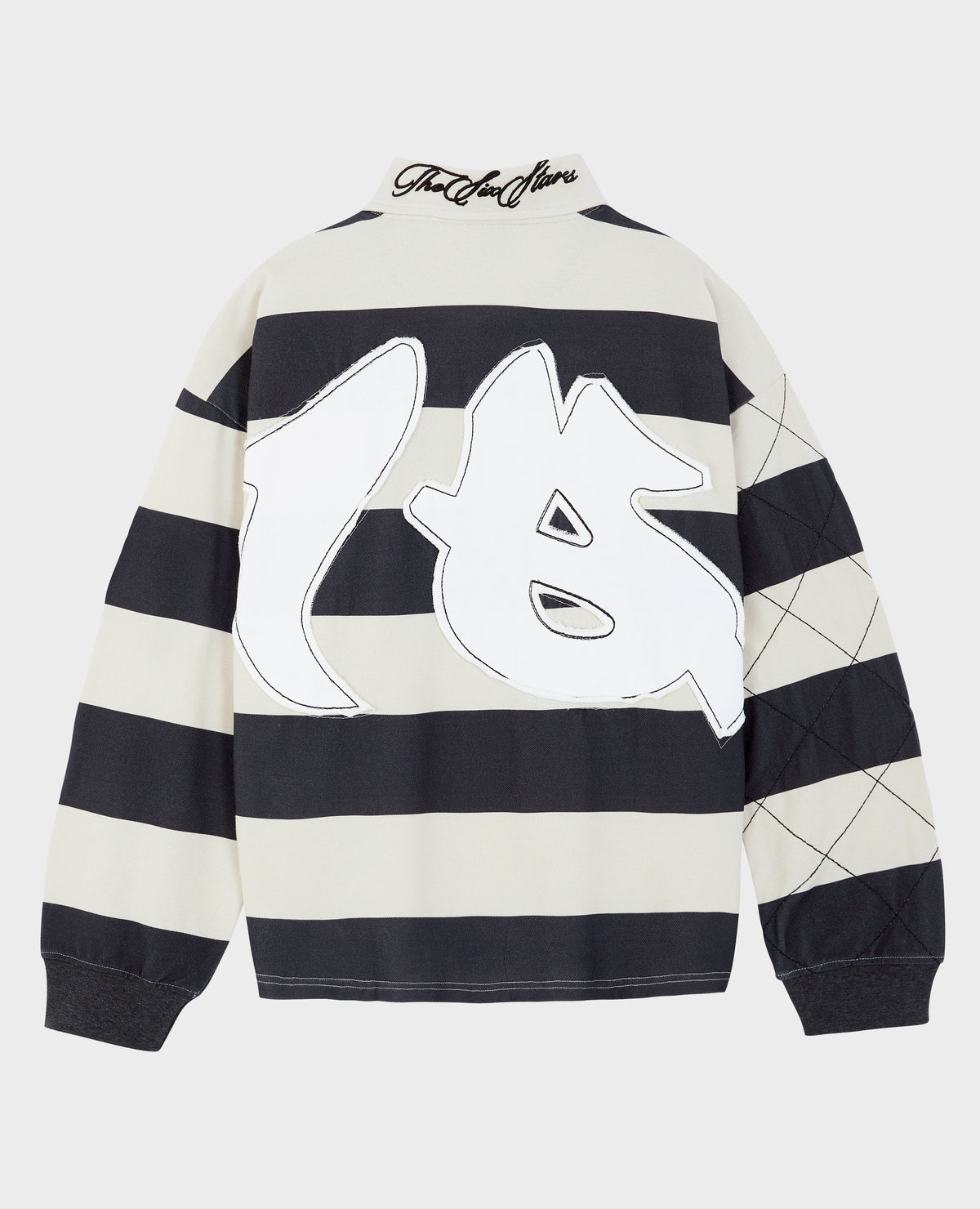 BLACK CLUB LONGSLEEVE POLO