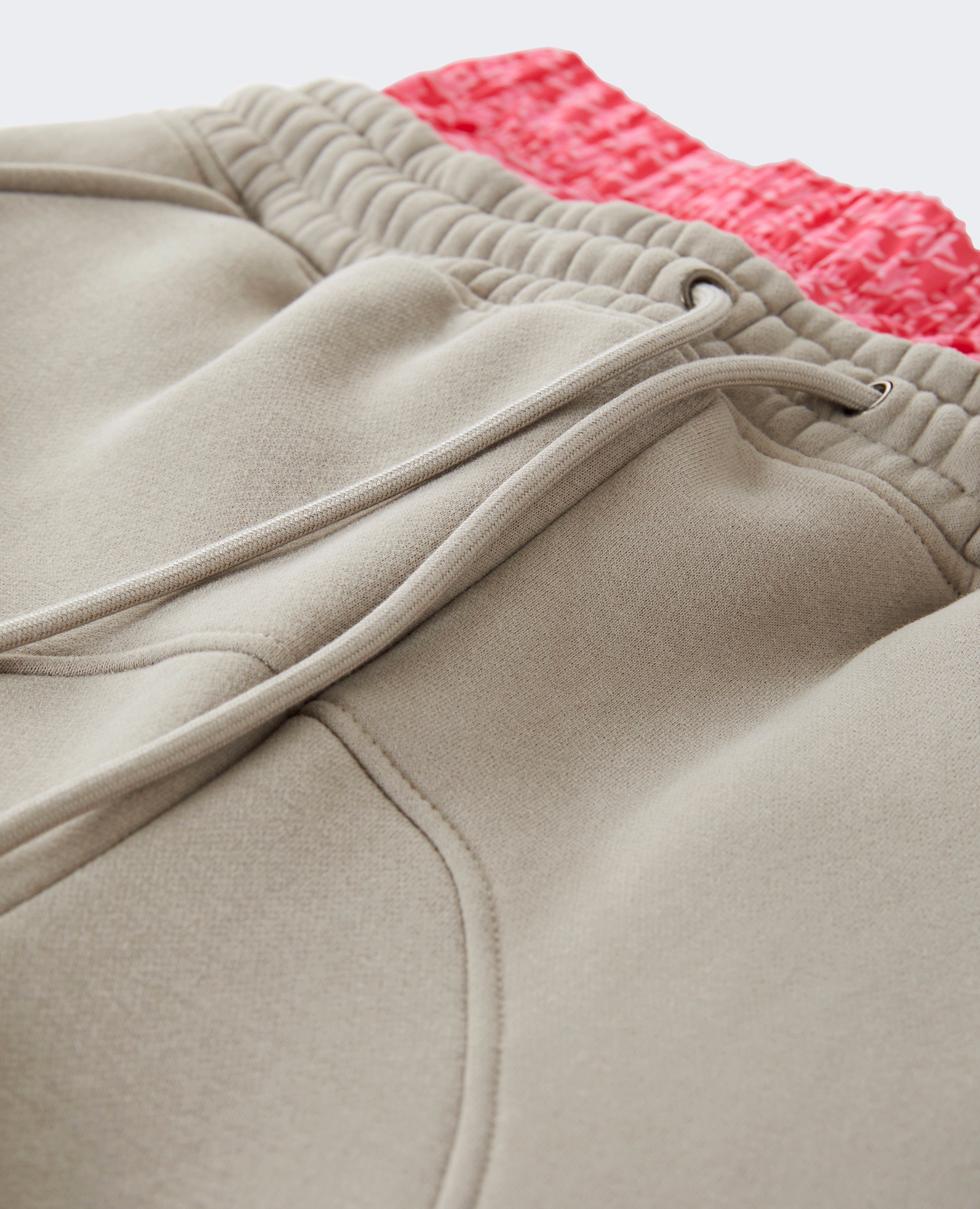 GREY DOUBLE WAIST CLUB JOGGER
