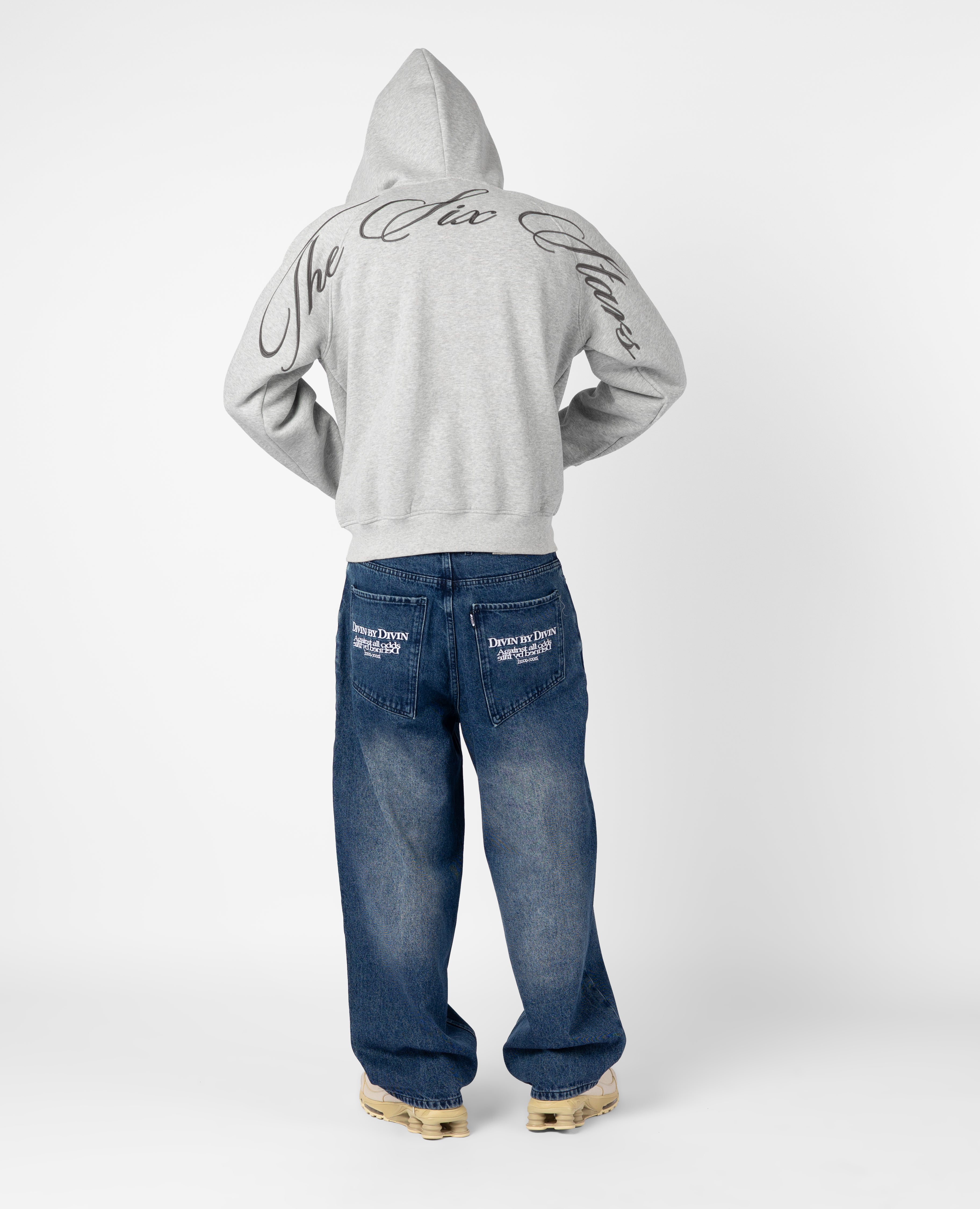 THE SIX STARS ZIP - GREY