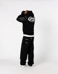 BLACK RAW MILITARY HOODIE