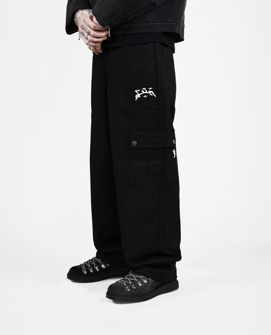 BLACK TWILL WORK PANT