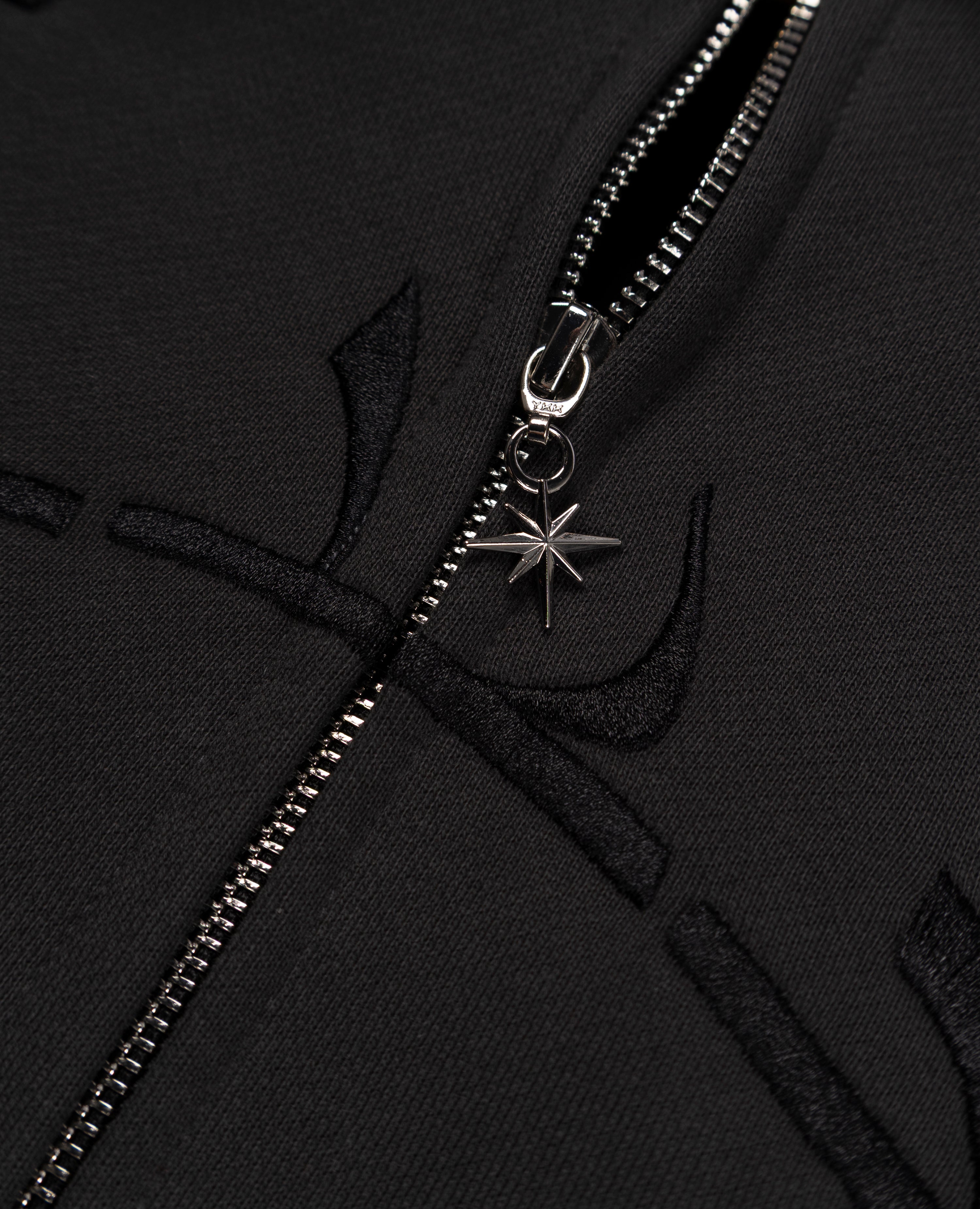 DARK HOODED ZIP JACKET