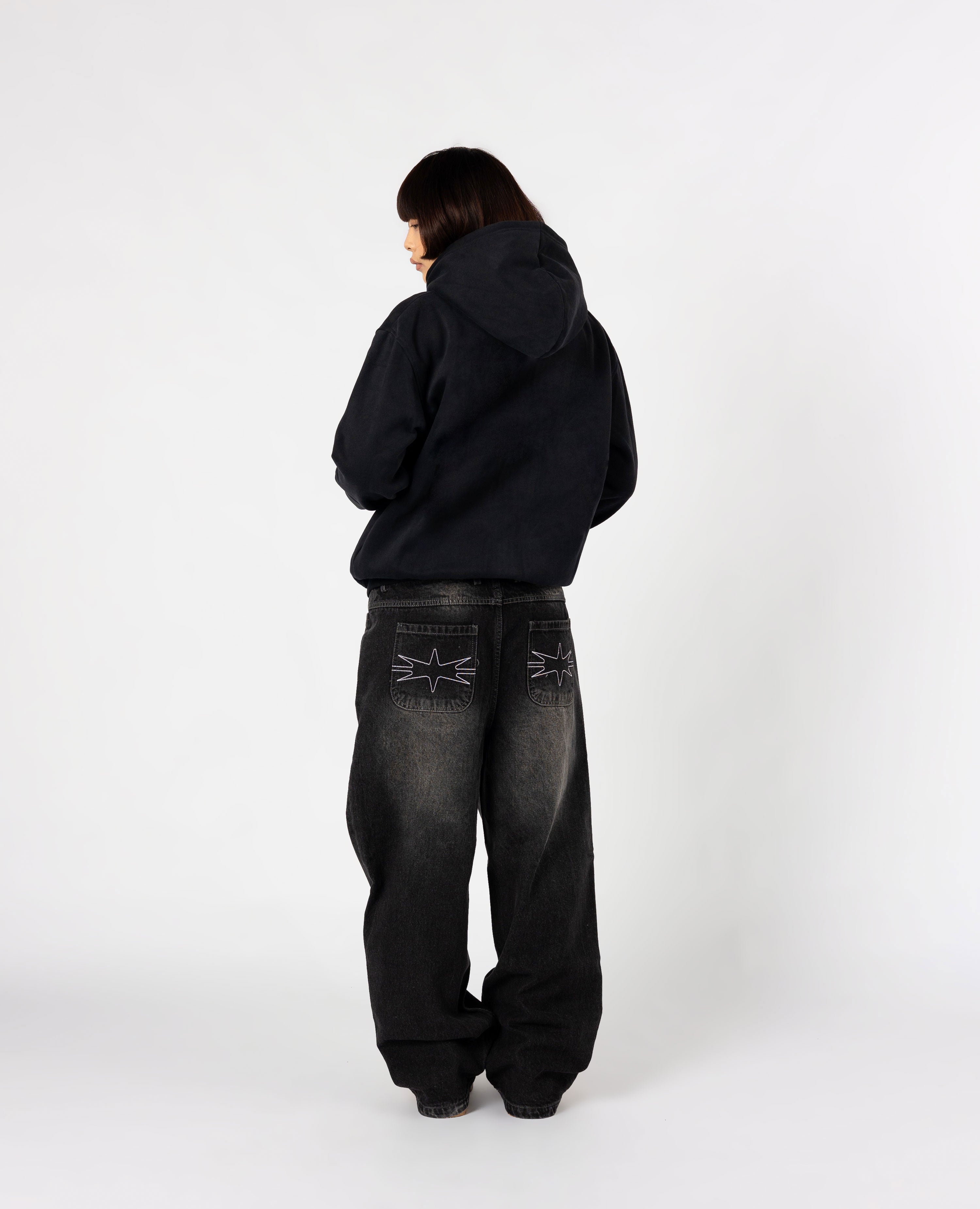 BLACK MARKER HOODIES