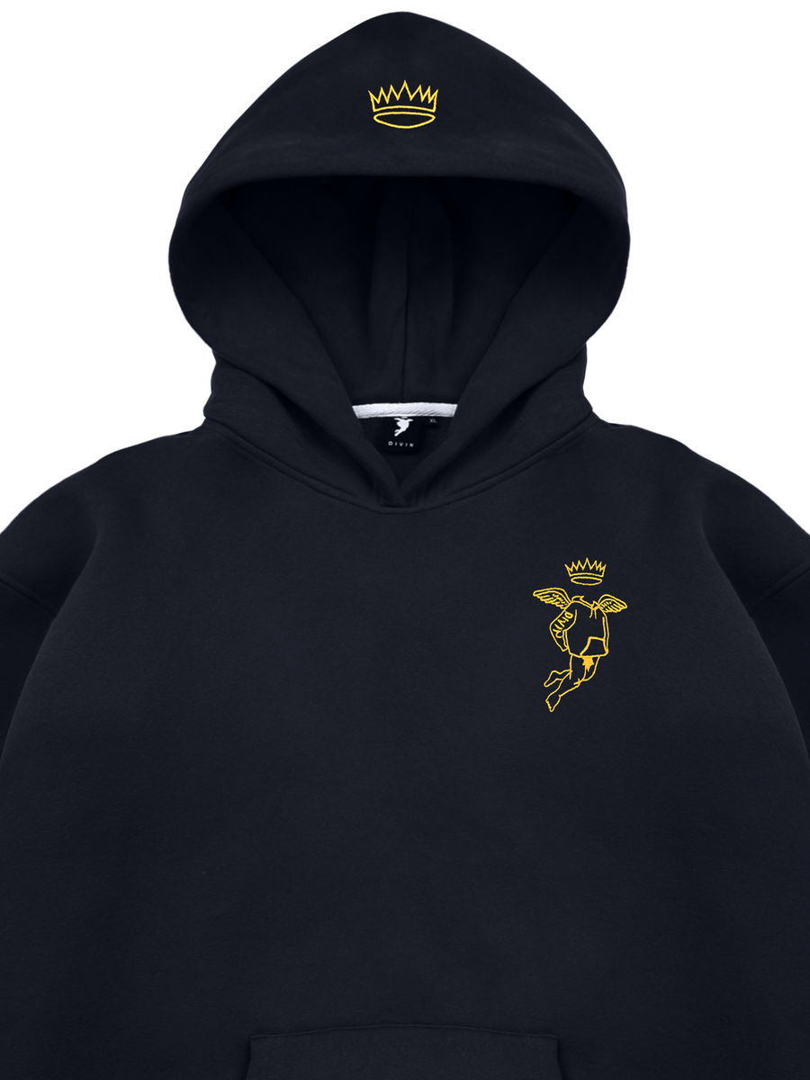 BLACK ROYAL HOODIE