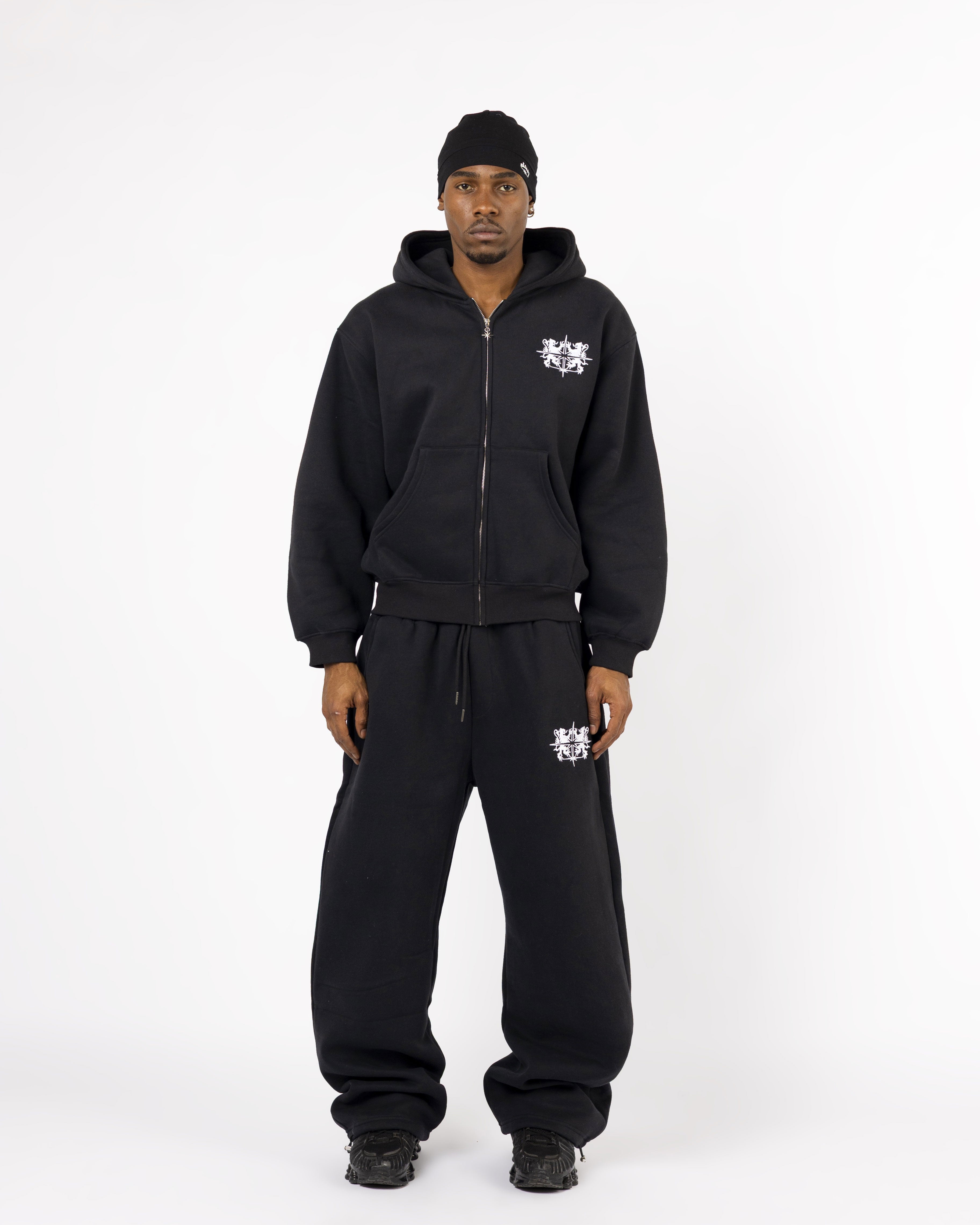 BLACK BLASON ZIP