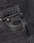 WASHED GREY BEAST DENIM
