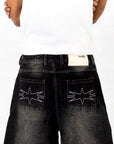 BLACK WASHED DENIM