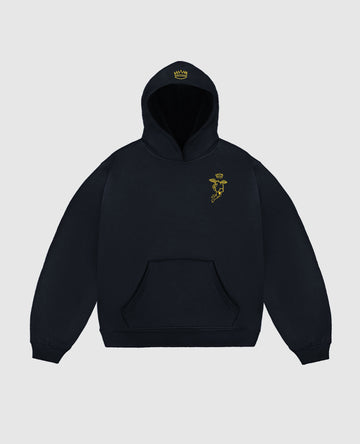 BLACK ROYAL HOODIE