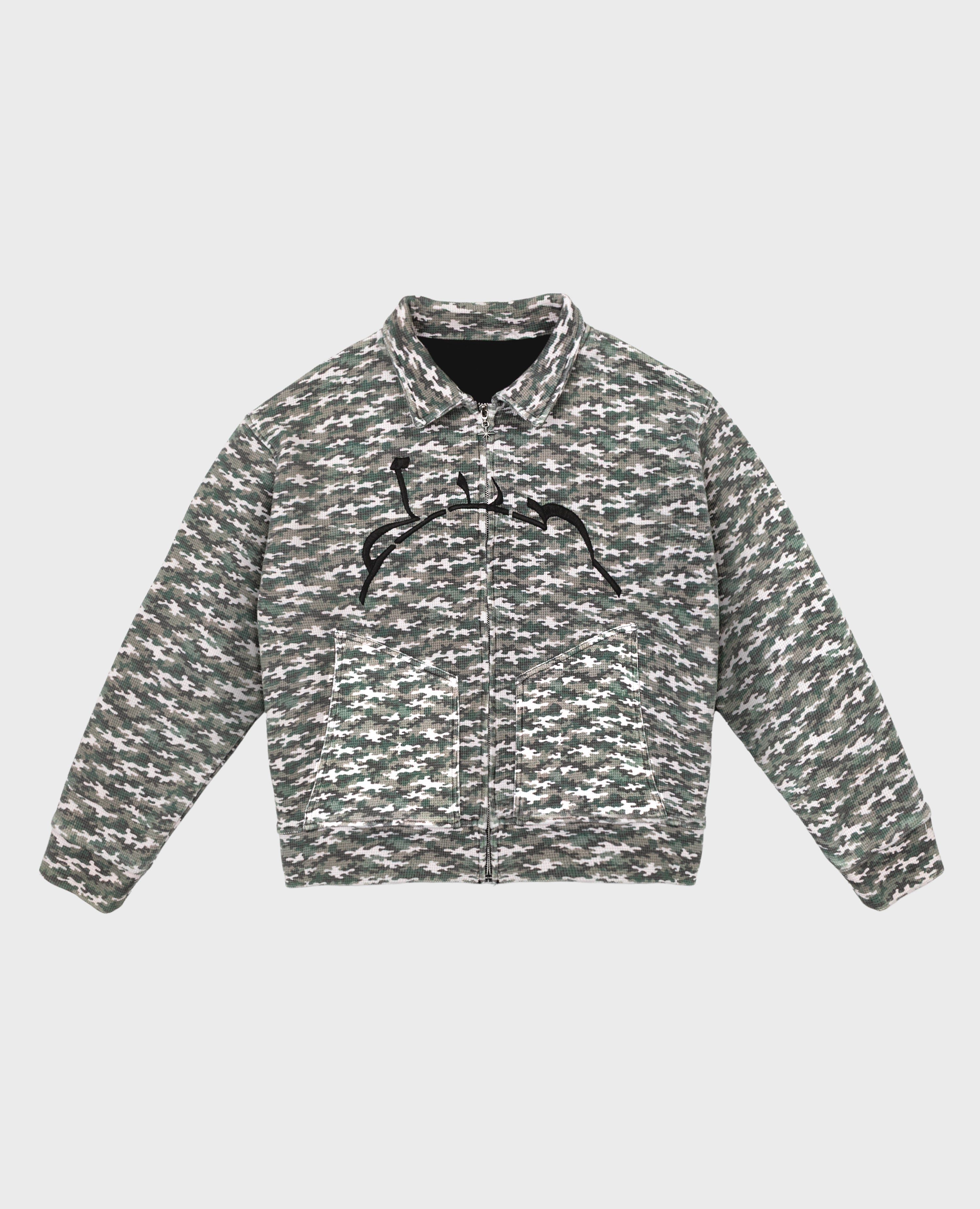 WAFFLE CAMO JACKET
